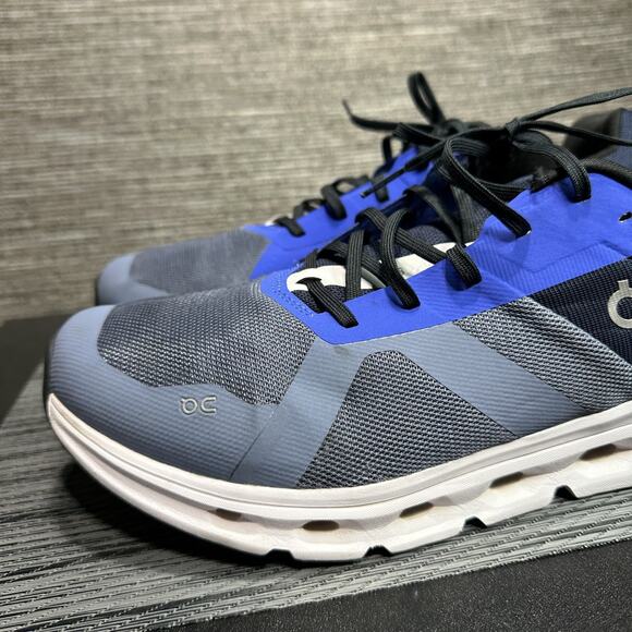 On Running Cloudrunner Shoes Mens Size 13 Blue Navy CloudTec 46.99016 Sneakers - Picture 3 of 16